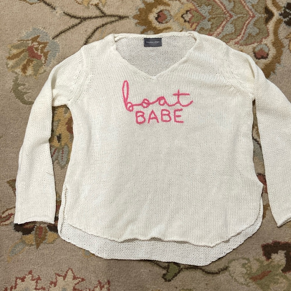 Wooden Ships Cotton Sweater